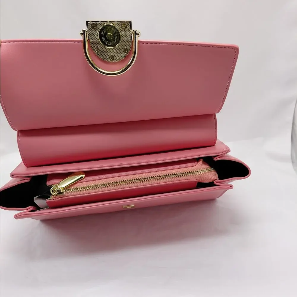 Womens Satchel Handbag Pink Quiet Luxury Coquette Office Chic Wedding Party